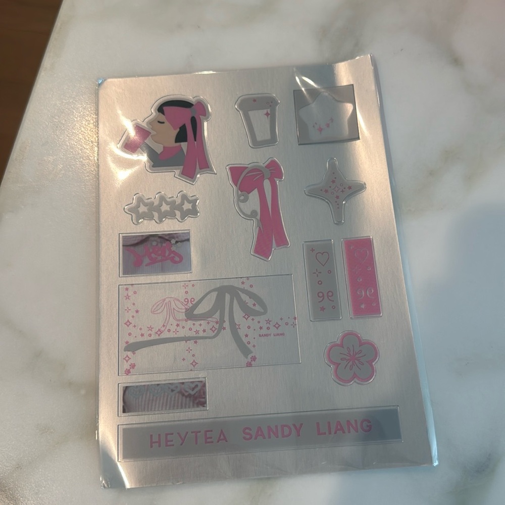Heytea Sandy Liang NYFW Stickers
